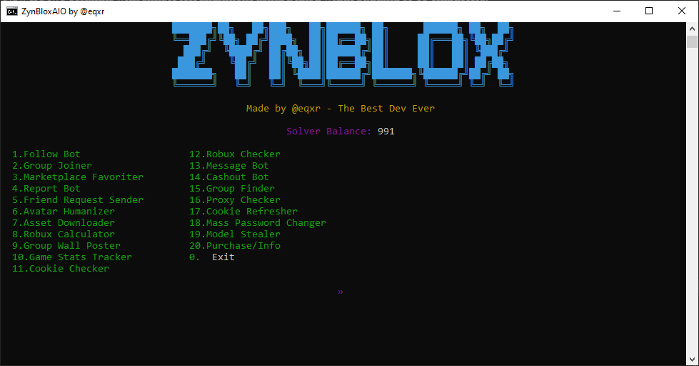 ZynBlox Application Screenshot
